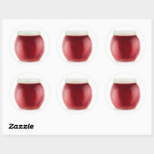 Cherry jam ronde sticker (Vel)