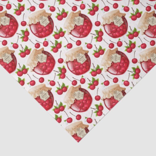 Cherry Jam Tissuepapier (Detail)