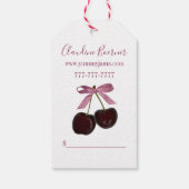 Cherry Jams and Jellies Cadeauprijs Labels Cadeaulabel (Achterkant)