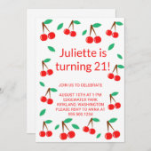 Cherry Kaart (Voorkant / Achterkant)