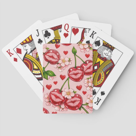 Cherry Kiss Playing Cards Pokerkaarten (Achterkant)