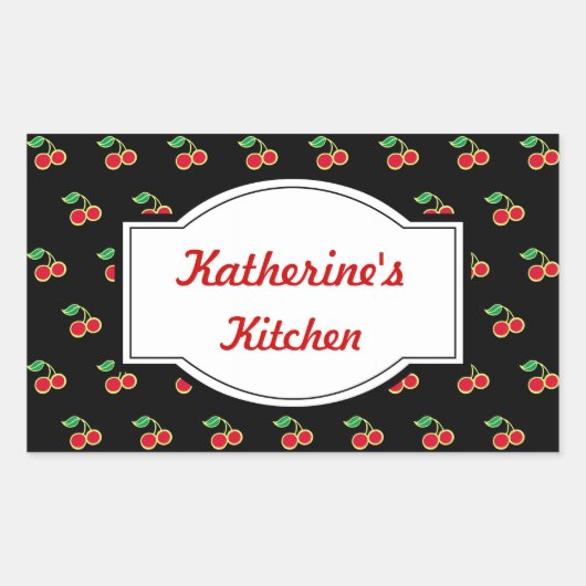 Cherry Kitchen Stickers (Voorkant)