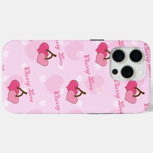 Cherry Love coque iphone (Verso (horizontal))