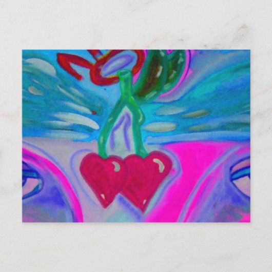 Cherry Lovetifu Briefkaart (Voorkant)