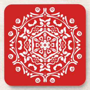 Cherry Mandala Bier Onderzetter