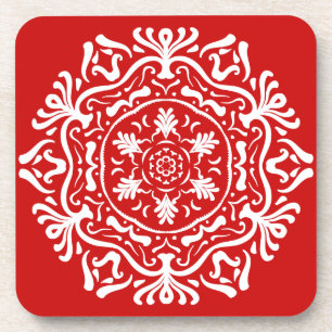 Cherry Mandala Drankjes Onderzetter