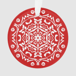Cherry Mandala Ornament
