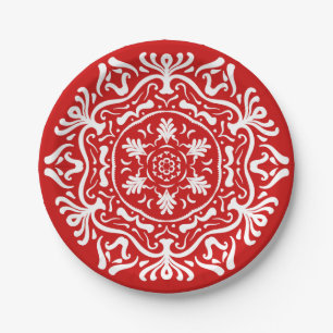 Cherry Mandala Papieren Bordje