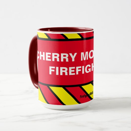CHERRY MOUNTAIN FIREFIGHTER MUG (Devant gauche)