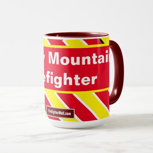 Cherry Mountain Firefighter Mug (Devant droit)