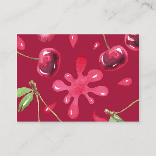 Cherry Much Weddenschap en wensen Informatiekaartje (Achterkant)