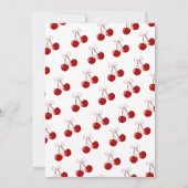 Cherry on Top Baby shower Invitation (Dos)