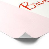 Cherry on Top Bridal Shower Welcome Sign Poster (Coin)