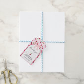 Cherry On Top Bruidsfeest Coquette Roze Schattig Cadeaulabel (Met Touw)