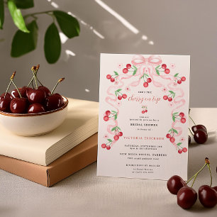 Cherry on Top   Bruiloftsfeest  Kaart