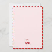 Cherry on Top Girl Baby shower Invitation (Dos)