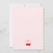 Cherry on Top Girl Baby shower Invitation (Dos)