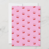 Cherry On Top Pink Galentine's Day Kaart (Achterkant)