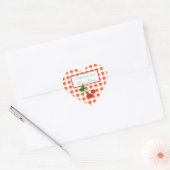 Cherry op Gingham Sticker (Envelop)
