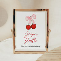 Cherry op Top Baby shower Luier Raffle