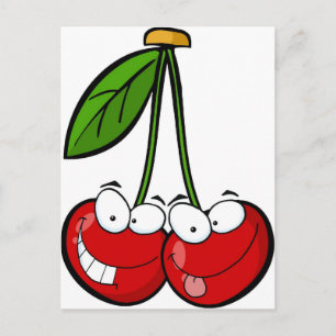 Cherry Pair Briefkaart