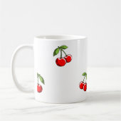 Cherry Pair Pattern Koffiemok (Links)