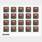 Cherry Parfait Rose #1 Stickers Coeur (Feuille)