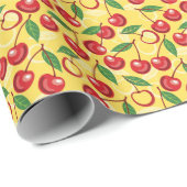 Cherry-patroon Cadeaupapier (Rol Hoek)