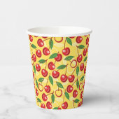 Cherry-patroon Papieren Bekers (Links)