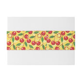 Cherry-patroon Uitnodigingen Wikkel (Achterkant Voorbeeld)