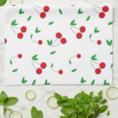 Cherry Pattern Easy Cherry Drawing Cherry Art Cher Theedoek (Gevouwen)