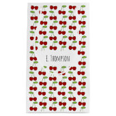 Cherry Pattern Gift Bag Klein Cadeauzakje (Voorkant)