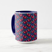 Cherry Pattern Mok (Voorkant links)