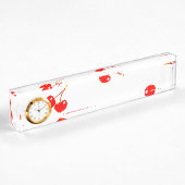 Cherry Pattern Pop versie Naambordje