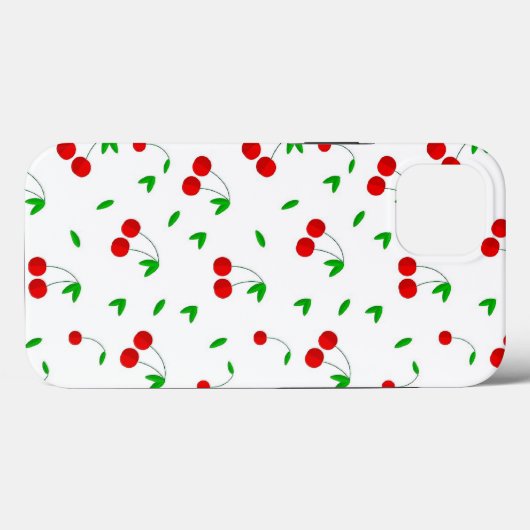 Cherry Pattern, populair design, Case-Mate iPhone Case (Achterkant (horizontaal))