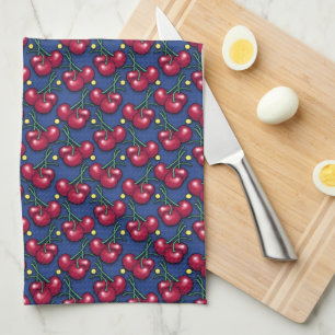 Cherry Pattern Theedoek
