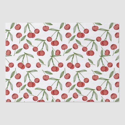 Cherry Pattern Tissuepapier (Voorkant)