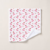 Cherry Pattern with Hearts (Gant de toilette)
