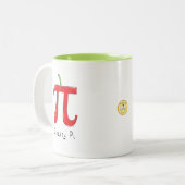 Cherry Pi Cute Math Pi Day Café Mug (Devant gauche)