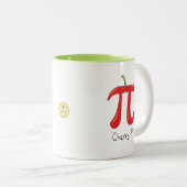 Cherry Pi Cute Math Pi Day Café Mug (Devant droit)