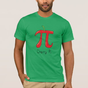 Cherry Pi Cute Math Pi Day T-shirt homme