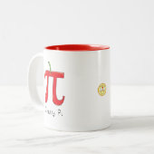 Cherry Pi Cute Wiskunde Pi Day Koffie Mok (Voorkant links)