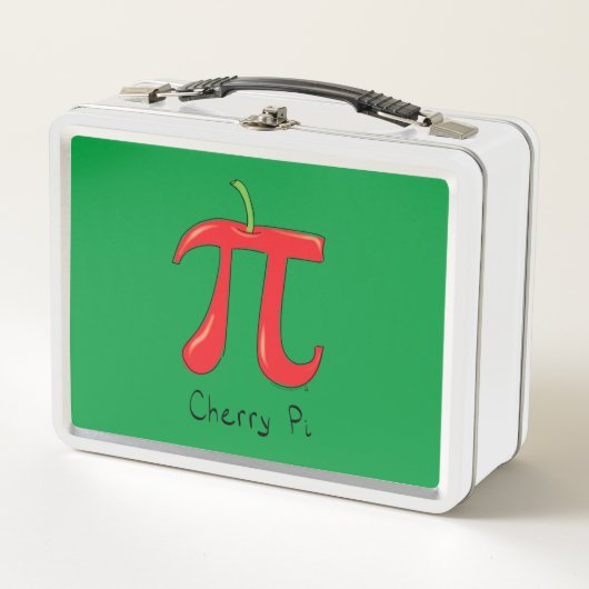 Cherry Pi Cute Wiskunde Pi Day Lunch Box (Voorkant)