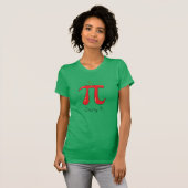 Cherry Pi Cute Wiskunde Pi Day Women's T-Shirt (Voorkant volledig)