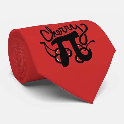 Cherry Pi Day Stropdas (Opgerold)