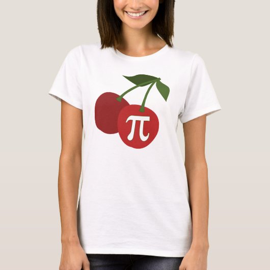 Cherry Pi Day T-shirt (Voorkant)