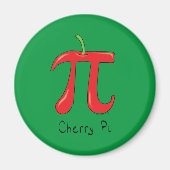 Cherry Pi mignonne Math Pi Day Magnet (Devant)