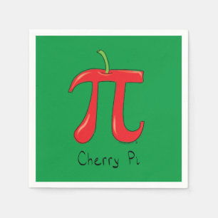Cherry Pi Symbol Wiskunde Teacher Funny Servet