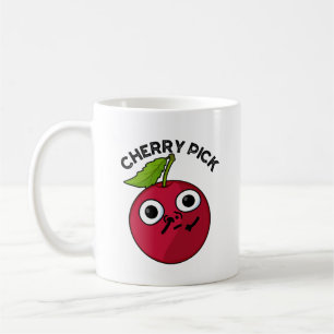 Cherry Pick Funny Fruit Pun Koffiemok