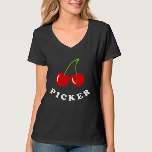 Cherry Picker  Cute Cherries T-shirt (Voorkant)